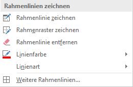 Excel-Tipp 130 Rahmenlinien