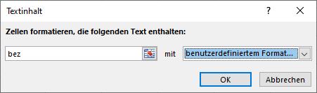 Excel-Tipp 142 Bedingte Formatierung