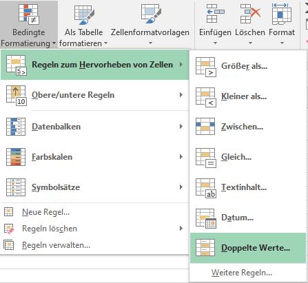 Excel-Tipp 146 Doppelte Werte