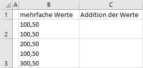 Excel-Tipp 149 Ausgangssituation