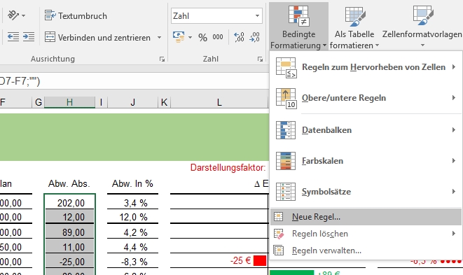 Neue Regel erstellen