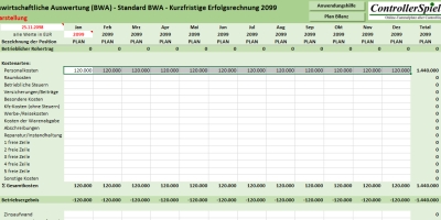 Beispiel Tabellenbereich füllen